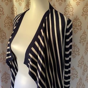 DKNY navy blue cardigan sweater L